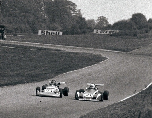 Elden Formula 3 Mk 12 driven by Ted Wentz at Brands Hatch in 1973.